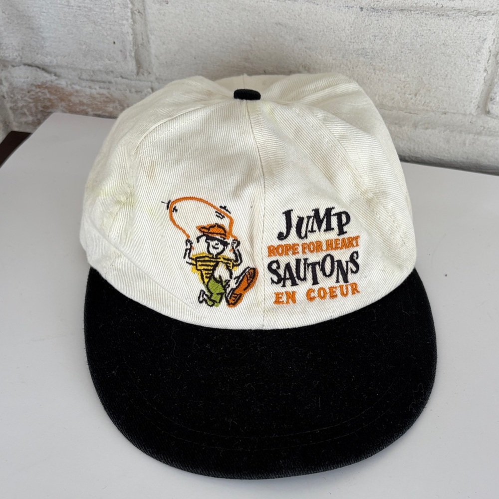 Vintage Jump Rope Embroidered Cap/Hat
